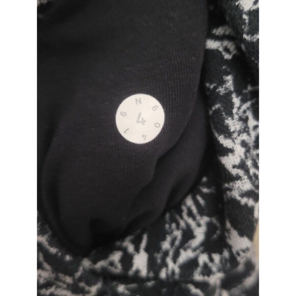 Lululemon Scuba Full Zip Hoodie Iced Wave black white size 4 - Picture 4 of 8